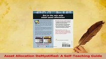 PDF  Asset Allocation DeMystified A SelfTeaching Guide Download Full Ebook