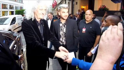 Sir Ian Mckellen and Brian May at the LGBT awards