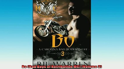 FREE PDF  Bo Bad Boys of Retribution MC Volume 3  FREE BOOOK ONLINE