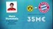 Officiel - Mats Hummels file au Bayern Munich !