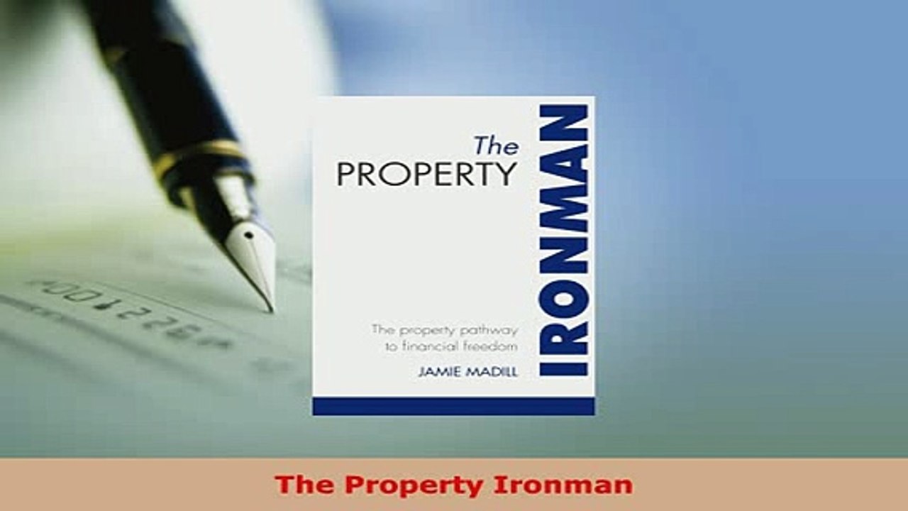 Download  The Property Ironman  EBook
