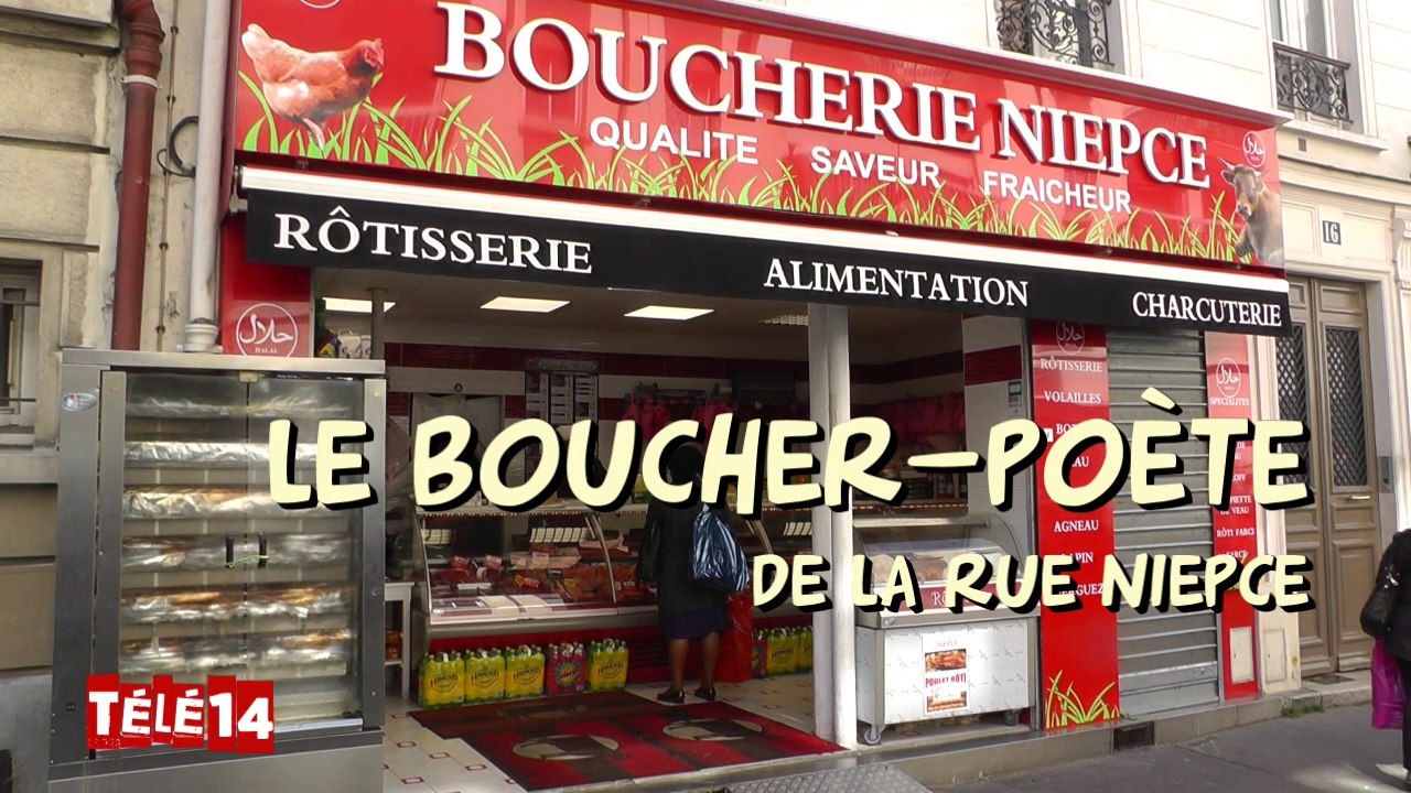 Le Boucher-poete de la rue Niepce
