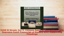 Download  3259 M Street Inc V Citizens Assn of Georgetown US Supreme Court Transcript of Record  Read Online