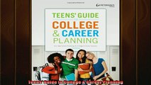 FREE PDF  Teens Guide to College  Career Planning  FREE BOOOK ONLINE