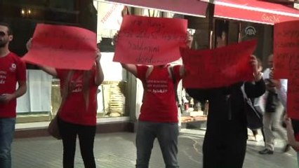 Suriye'deki Saldırılar Protesto Edildi