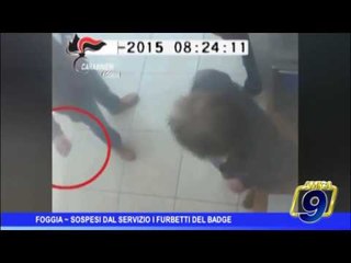 Foggia  | Sospesi dal servizio i furbetti del badge
