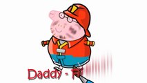 Peppa Pig Fireman Coloring Pages - Coloring Book - Finger Family  -Nursery Rhymes Songs