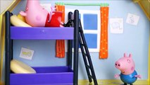 Pig George da Família Peppa Pig Ganha um Quarto Novo!! Em português Brinquedos Toys Completo