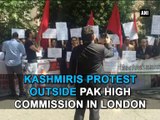 Kashmiris protest outside Pak High Commission in London