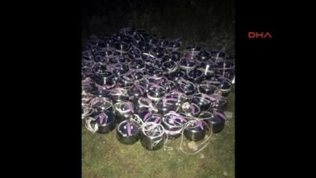 Siirt'te 722 Kiloluk Patlayıcı Düzeneği Ele Geçirildi