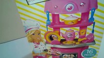 Barbie Cocina Chef Juego Set - Barbie Chef Kitchen Set -