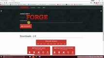 How to install Forge for Minecraft 1.9 [Tutorial/HD]