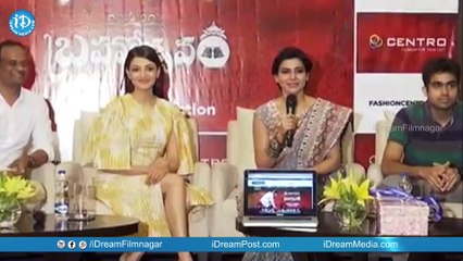 Brahmotsavam Collections Launch - Samantha || Kajal Agarwal