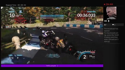 HYENA--HRC's Live Offical MotoGP15 PS4 Players Broadcast (8)