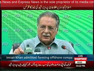Pervez Rasheed Media Talk - 14th May 2016