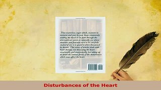 PDF  Disturbances of the Heart Ebook