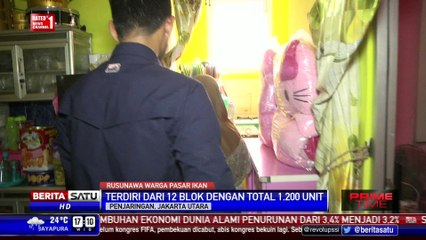 Warga Pasar Ikan yang Bertahan Direlokasi ke Rusunawa