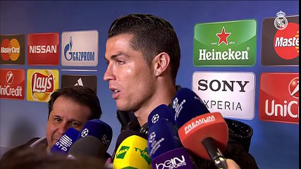Cristiano Ronaldo- -La afición ha estado fenomenal y la noche ha sido perfecta