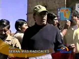 SERÁN MAS RADICALES - PUNO