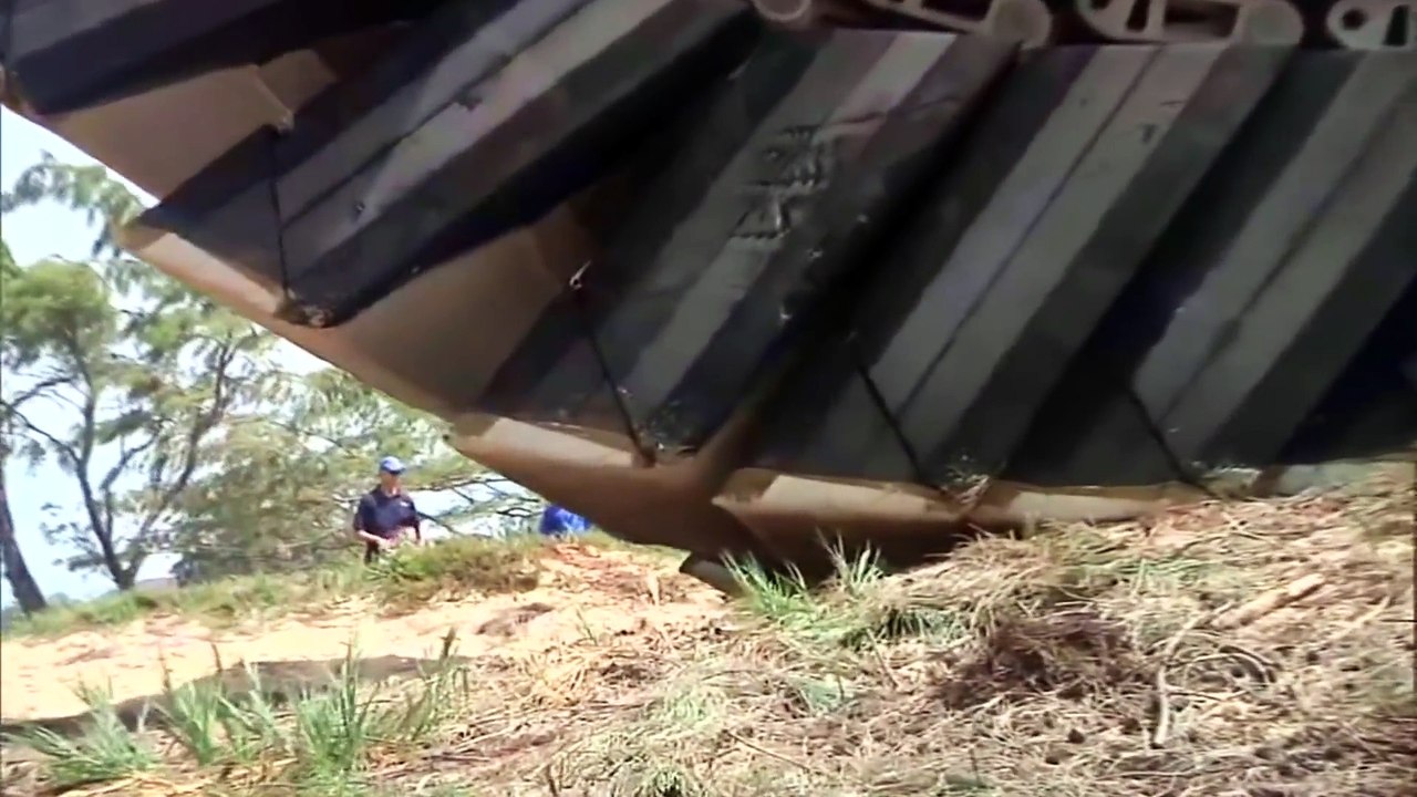 US Marines Corps - US Marines Test a Massive Hybrid Boat Moving Like a Tank and Capable to Run on Ground