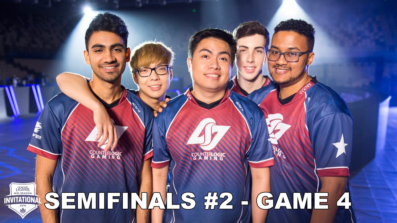MSI 2016 - Semifinals #2: Flash Wolves vs Counter Logic Gaming (Game 4)