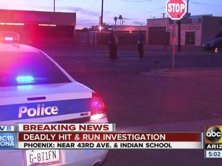 Deadly hit-and-run crash in W. PHX