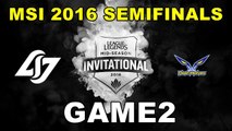 (LOL)CLG vs FW 四強賽 Highlight (MSI 2016 季中邀請賽) #GAME2