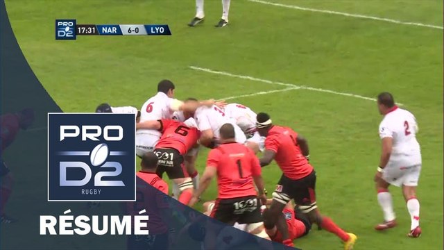 PRO D2 - Résumé Narbonne-Lyon: 21-20 - J29 - Saison 2015/2016