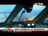 Kapal Pariwisata Berpenumpang 42 Orang Terbakar