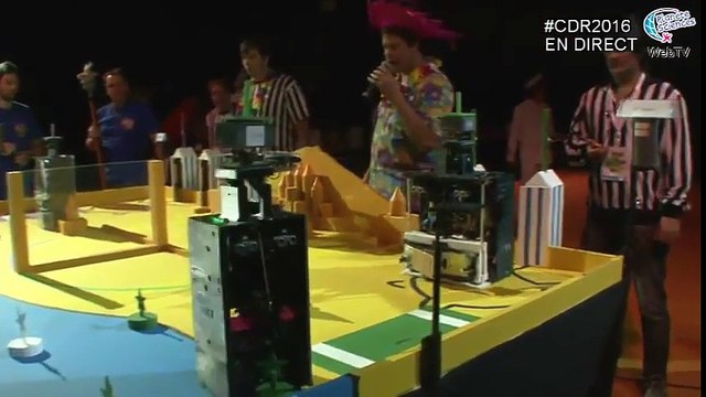 Coupe de France de robotique 2016 - 8e de finale - Spacecrackers vs Cocobot
