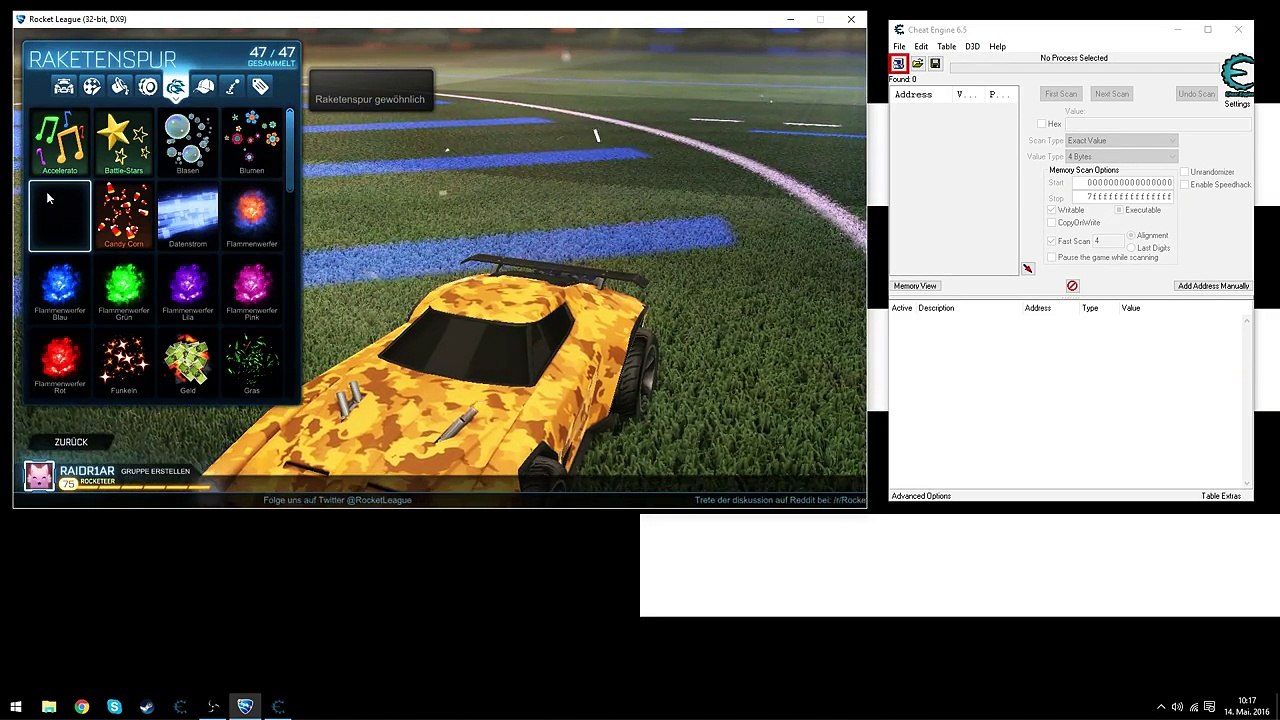 Rocket League || How to get Gold Rush boost in the newest Patch!