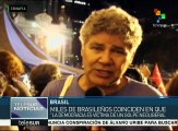 Miles de brasileños protestan contra el gobierno de Michel Temer
