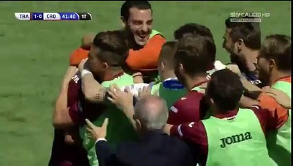 Trapani 1-0 Crotone Perticone R Goal  Italy Serie B  14-05-2016
