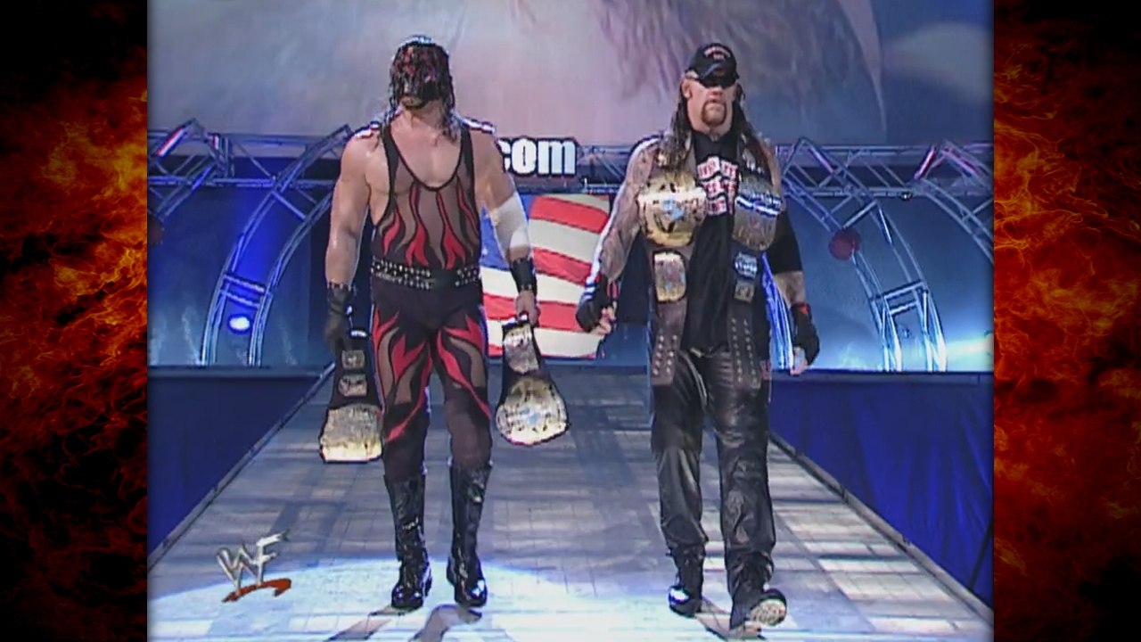 The Undertaker & Kane vs Bubba Ray Dudley & D-Von Dudley Tag Titles Match 9/17/01