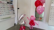 Cumpleaños de Pepa Pig con globos