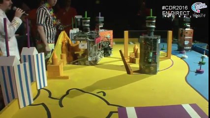 Coupe de France de Robotique 2016 - Finale Spacecrackers vs ESEO match 2/2