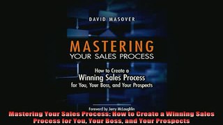 Downlaod Full PDF Free  Mastering Your Sales Process How to Create a Winning Sales Process for You Your Boss and Full EBook