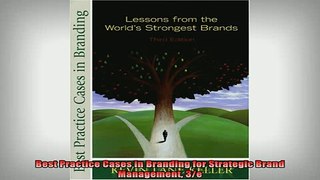 FREE EBOOK ONLINE  Best Practice Cases in Branding for Strategic Brand Management 3e Full EBook