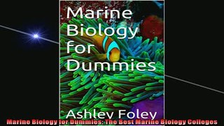 FREE DOWNLOAD  Marine Biology for Dummies The Best Marine Biology Colleges  FREE BOOOK ONLINE