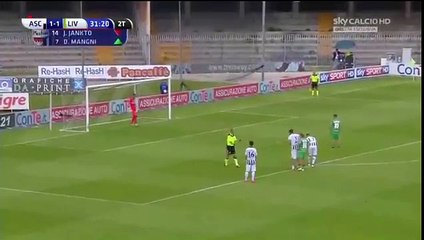 Ascoli 1-2 Livorno Vantaggiato D (Penalty) Goal Italy Serie B  14-05-2016
