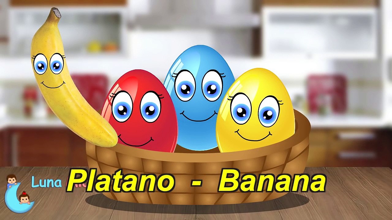 HUEVOS SORPRESA surprise eggs aprendiendo las frutas   EASTER EGG ◄ Peppa Video ►