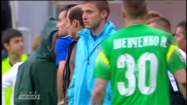 Зозуля напал на судью, послематчевая драка - Заря - Днепр 2-0
