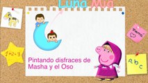 PEPPA PIG SE DISFRAZA DE MASHA Y EL OSO ◄ Peppa Video ►
