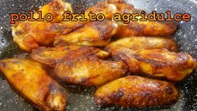 Pollo frito agridulce