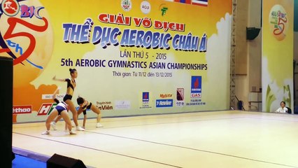 AEROBIC GYMNASTIC - VIETNAM - TRIO AGE2- 2015