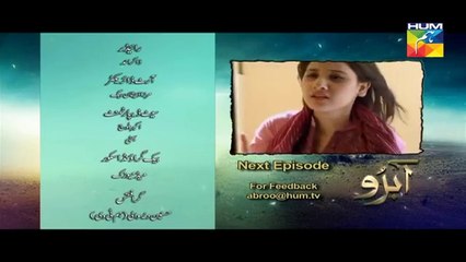 Abro Episode 23 Promo Hum TV Drama 14 May 2016