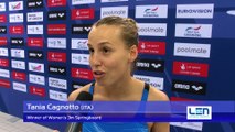 Tania Cagnotto, winner of Women's 3m Springboard – Day 6, London