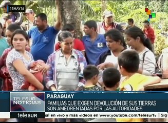 Paraguay: 330 familias continúan exigiendo la devolución de sus tierra