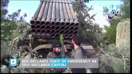 ISIS declares state of emergency in self-declared capital