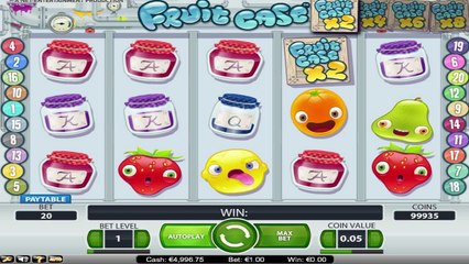 Fruit Case ilmainen kasino kolikkopeli NetEnt Video Esikatselu